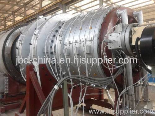 Large diameter PE water supply pipe making machinery