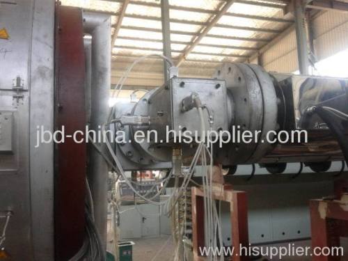Large diameter PE water supply pipe making equipment