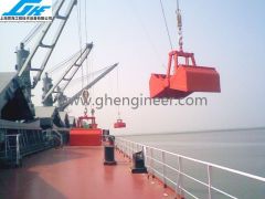 Electro Hydraulic Clamshell Grab for Bulk Materials in Marine Usage