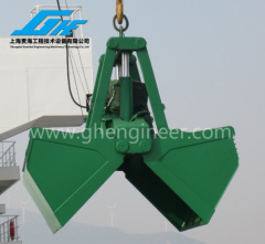 Electro Hydraulic Clamshell Grab for Bulk Materials in Marine Usage