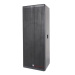 top quality/dual 15/high power wooden cabinet speaker/wheel