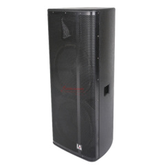High power dual 15inch active wooden cabinet speaker