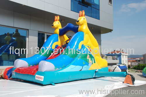 New Kangaroo design inflatable slide