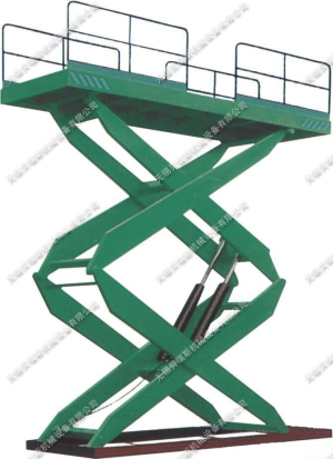 Guide rail hydraulic lift