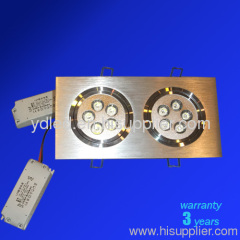 Double head 10W ceiling light