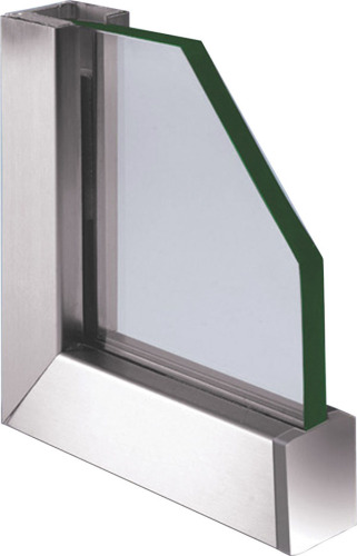 aluminum profile glass wedge system