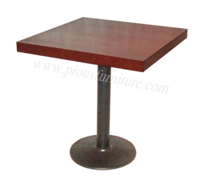 simple style single feet square coffee table