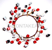 Wholesale christmas decor--3.5"BEAD CANDLERING