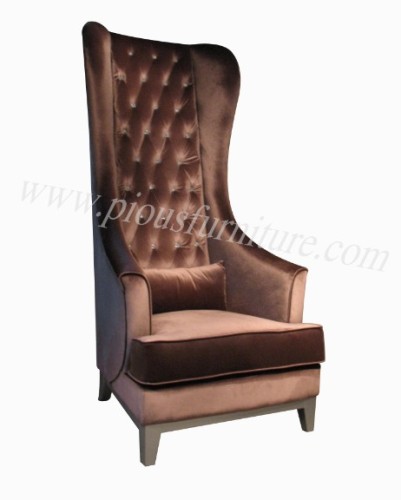high class high back arm chair little booth for hotel