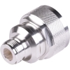 N Female to 7/16 DIN male straight adapter connector