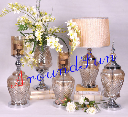 glass craft / home decoration / craft ornaments / table lamp