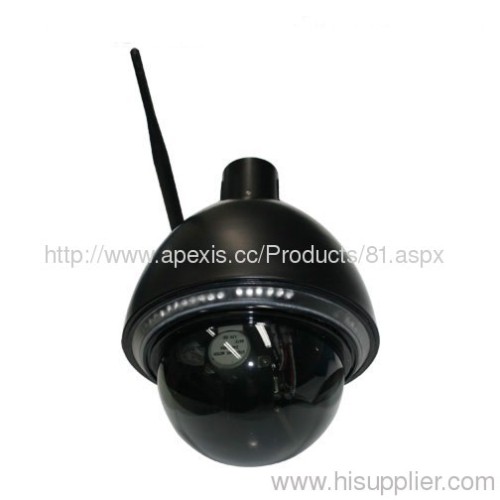 Wireless Waterproof PTZ Network IP Camera with 4-inch Compact Design and 3x Optical Zoom