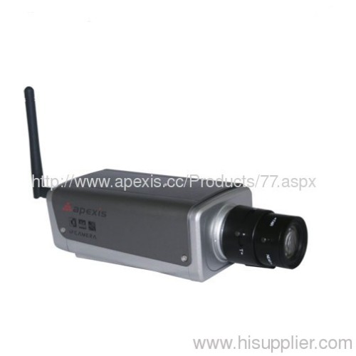 Wireless High-definition IP Camera with H.264 FormatSupports SD Card Up to 32GBBuilt-in Microphone