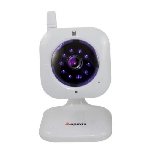 Wireless Monitoring IP Camera with H.264 Video Compression Format Supports Audio Input and Output