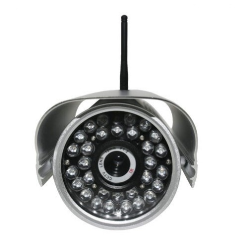 Wireless IR Camera for outdoor surveillance with iPhone APP downloadable and MSN feature VLC mode