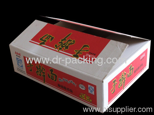 Popular Customized Corrugated Paper Food Packaging Boxes