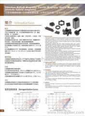 Plastic Bonded Hard Ferrite Magnets