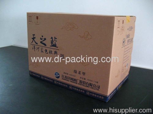 Hot Wine Corrugated Paper Packing Boxes