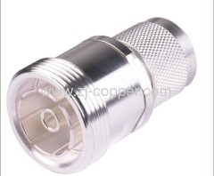 N Male to 7/16 DIN Female Straight Adapter
