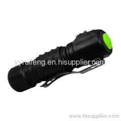 Portable Flashlight plastic flashlight with steel clip