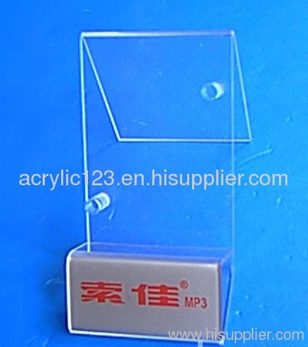 acrylic mp3 display stand