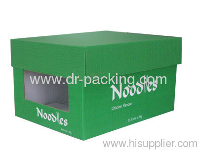 Recycled Display Corrugated Paper Food Packaging Boxes