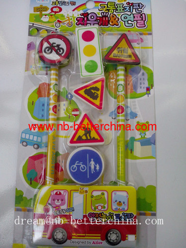 Traffic signs stationery