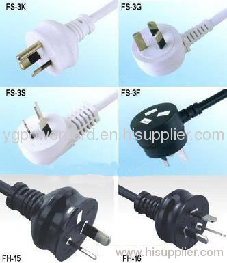 insulation pin plug with cable AS/NZS3112 standard