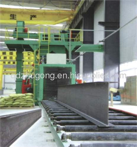 Steel Plate Roller Conveyor Type Shot Blasting Machine