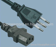 AC power cord with H03VV-F CORD