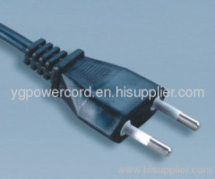 PVC power cord with IMQ plug