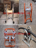 Cable roller galvanized Cable roller with ground plate