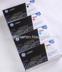 HP Q6000A-Q6003A 124A original color toner cartridge