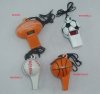 Ball shaped plastic promotion whistle