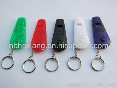 Promotion led keychain with Whistle