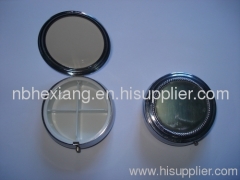 Round 4 channel promotion metal pill box