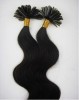 Black U tip hair extension