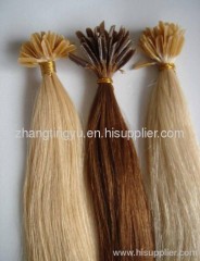 Indian remy keratine hair extension