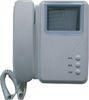 Black, White Indoor Panel ABS Plastic Housing Video Intercom Phone With LCD Display