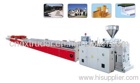 PVC wood Profile Production Line| PVC Profile Extrusion