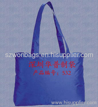 travel polyester packing bag, sleeveless polyester bag