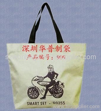 silk printed cotton bag, high quality cotton bag