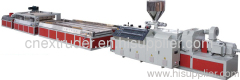 PVC WPC wide door board extrusion line