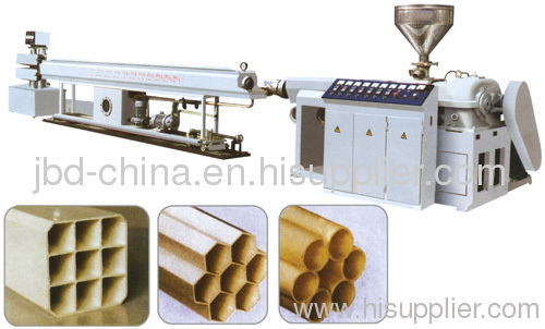 PE/PVC multi-hole pipe making line