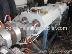 PVC twin pipe extrusion line