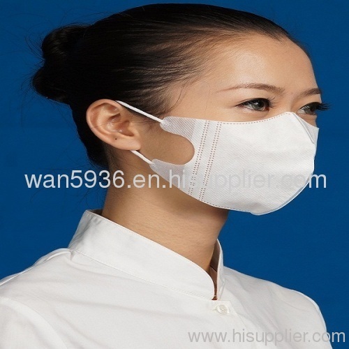 3 piece of non woven face masks with earloop