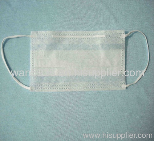 2 pieces of non woven face mask with earloop