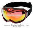 Snow Boarding Goggles, Snow Ski Goggles, 100% Anti-UV , Fog Free Double Lenses