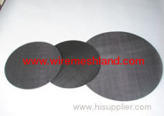 stainless steel filter disc filter mesh wire mesh disc