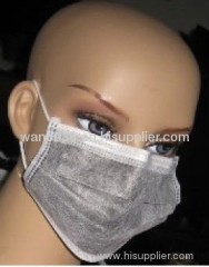 3 PLY non woven activated carbon face mask with earloop